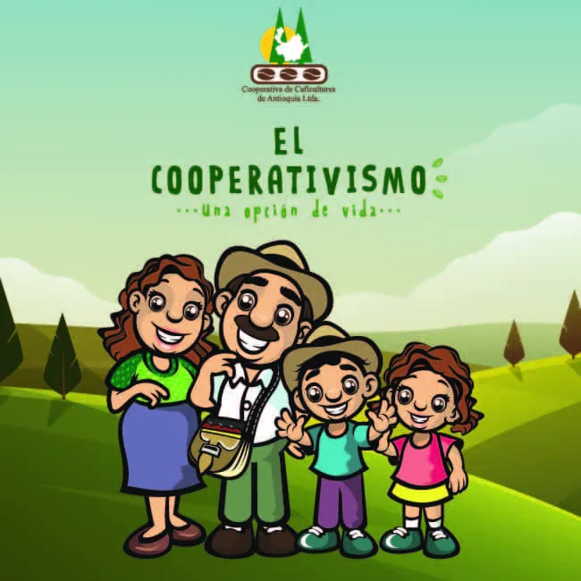 Portada de Folleto Cooperativismo Infantil