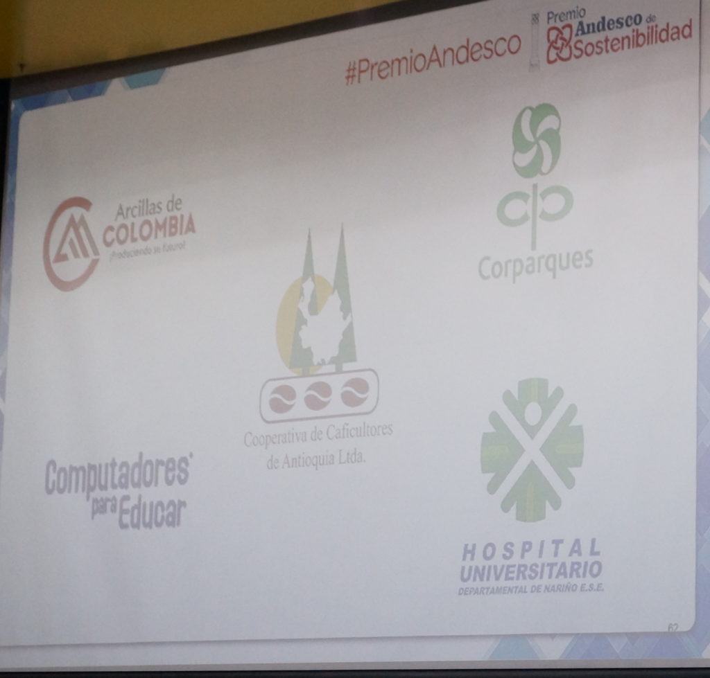 Premio Andesco de sostenibilidad 2018