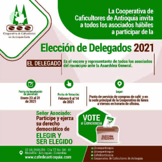 Elección de Delegados 2021-2023 (Reglamento)