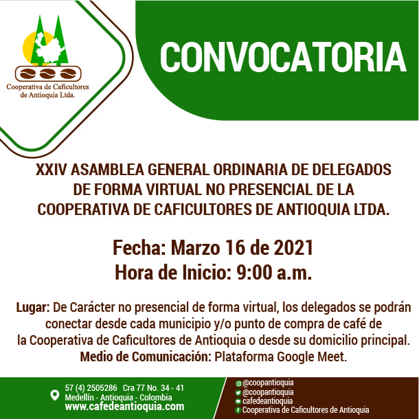 CONVOCATIA XXIV ASAMBLEA GENERAL ORDINARIA DE DELEGADOS 2021