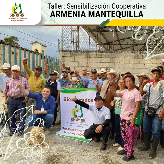 Sensibilización Cooperativa – Municipio Armenia Mantequilla; La Herradura