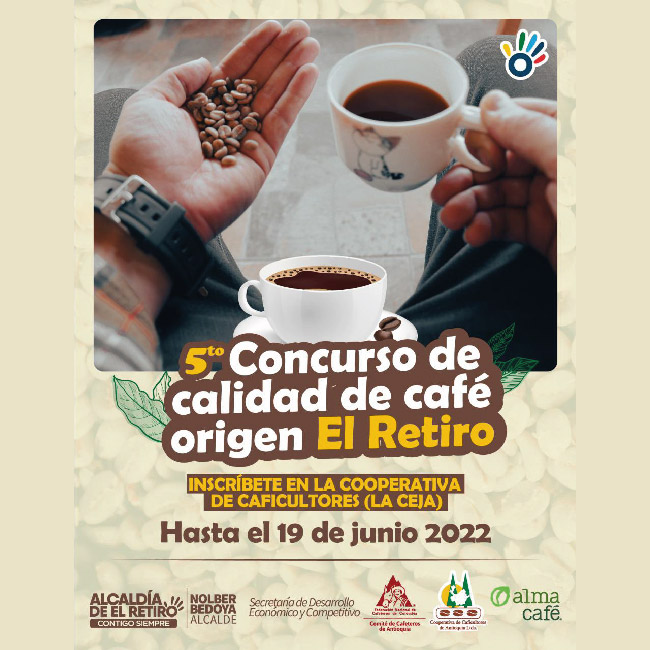 QUINTO CONCURSO DE CALIDAD DE CAFÉ DE EL RETIRO 2022