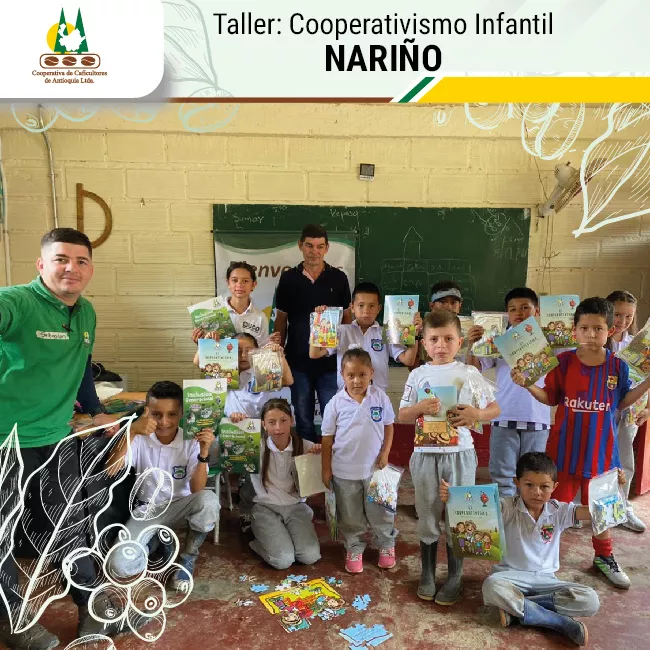 Taller de Cooperativismo Infantil, vereda Damas – Nariño
