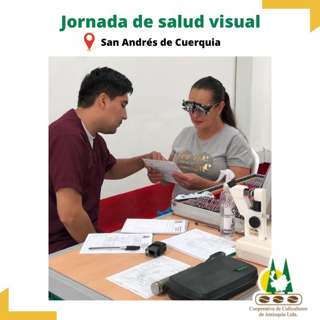 Jornada de salud visual. San Andrés de Cuerquia