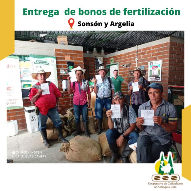 Entrega de bonos de fertilización