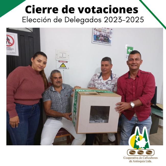 Cierre de votaciones y escrutinio Elección de Delegados 2023-2025