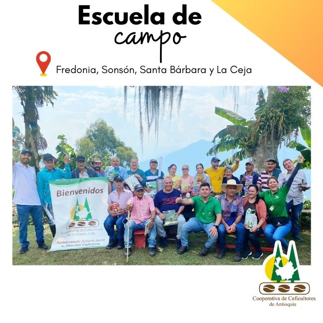 Escuela de campo: Fredonia, Sonsón, Santa Bárbara y La Ceja