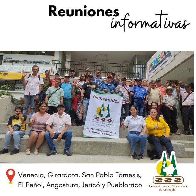 Reuniones informativas: Venecia, Girardota, San Pablo Támesis, El Peñol, Angostura Jericó