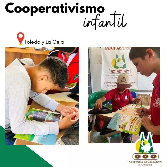 Cooperativismo infantil: Toledo y La Ceja