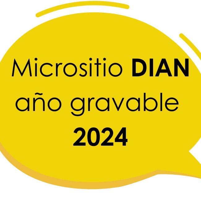 Micrositio WEB para la DIAN 2024