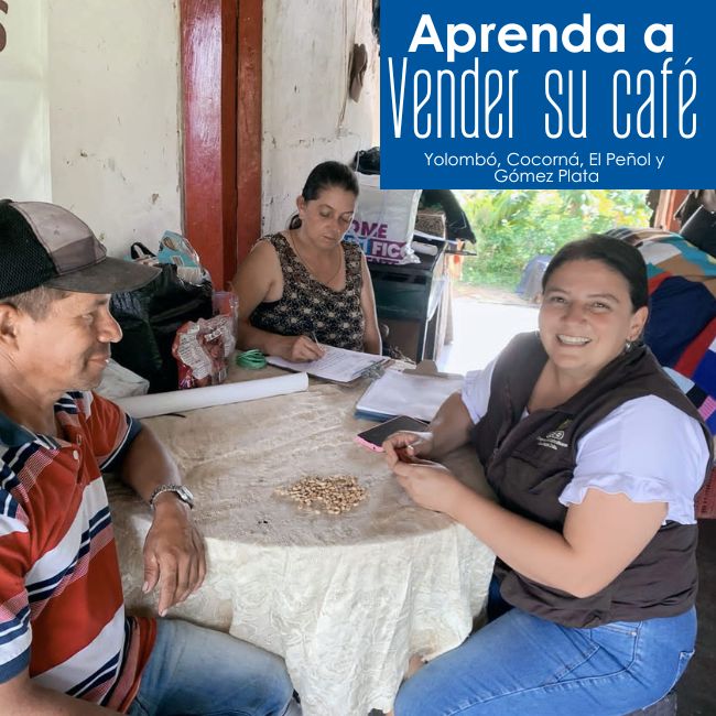 Aprenda a vender su café: Yolombó, Cocorná, El Peñol Gómez Plata