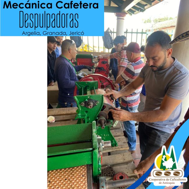 Taller de despulpadoras: Argelia, Granada, Jericó