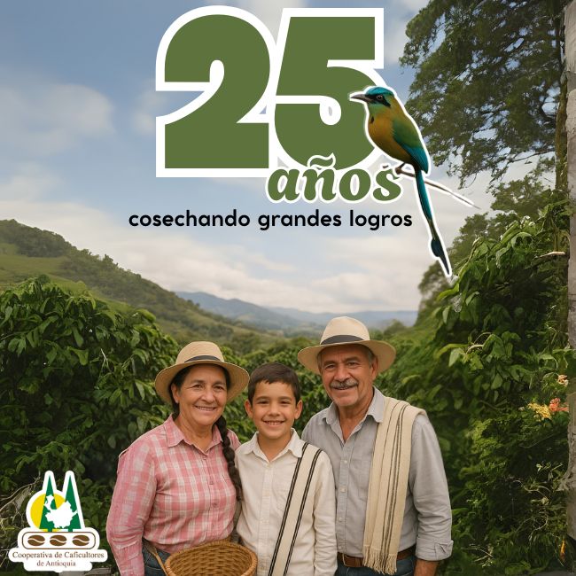25 años Cooperativa de Caficultores de Antioquia