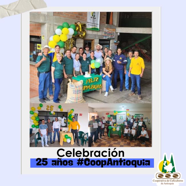 Celebración: 25 años Cooperativa de Caficultores de Antioquia