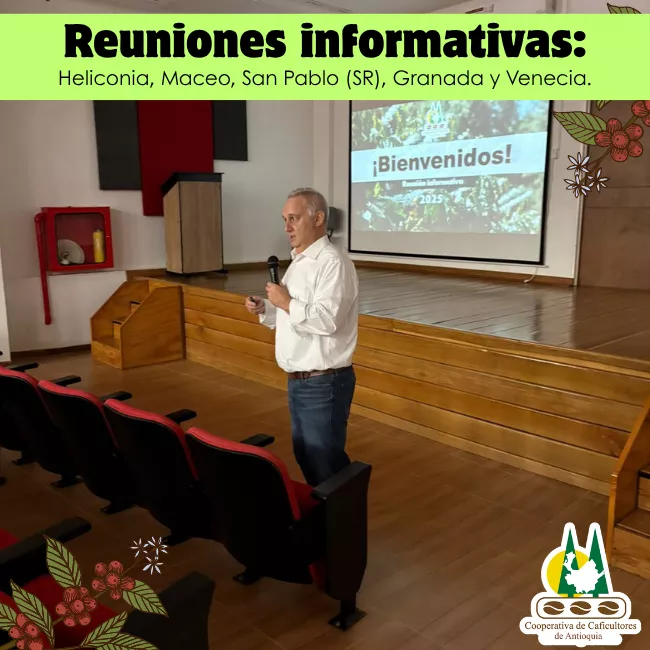 Reunión informativa: Heliconia, Maceo, San Pablo (SR), Granada y Venecia.
