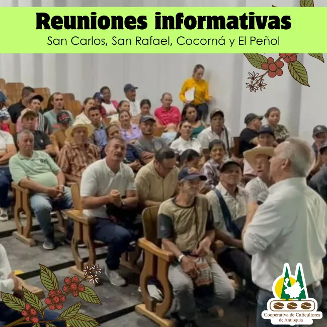 Reunión informativa: San Carlos, San Rafael, Cocorná y El Peñol